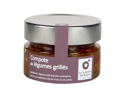 Compote de légumes grillés Sur le Sentier des Bergers