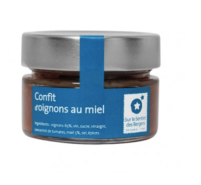 Confit d'oignons au miel Sur le Sentier des Bergers