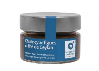 Chutney de figues au thé de Ceylan Sur la Route des Bergers